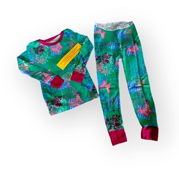 New Old Navy floral Pajama set; size 4T - Picture 1 of 5